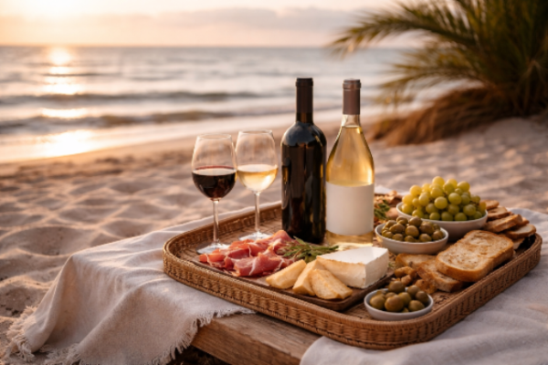 👉 Golden Hour Experience – Wine &amp; Gourmet Selection